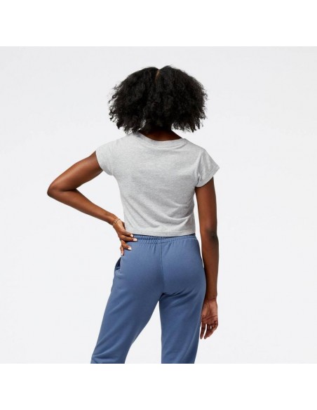 New Balance Γυναικείο Αθλητικό T-shirt Γκρι WT31817AG