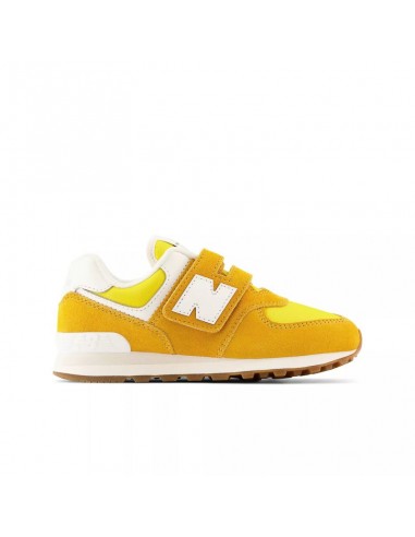 New Balance Παιδικά Sneakers με Σκρατς για Αγόρι Κίτρινα PV574RC1