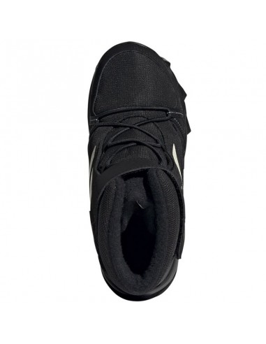 Adidas Παιδικά Μποτάκια Χιονιού με Κορδόνια & Σκρατς Μαύρα IF7495