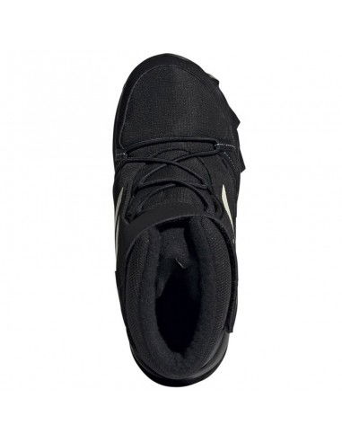 Adidas Παιδικά Μποτάκια Χιονιού με Κορδόνια & Σκρατς Μαύρα IF7495