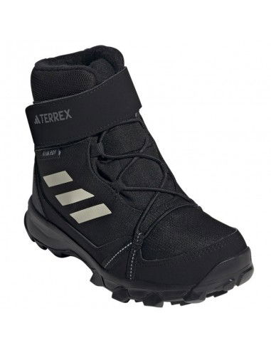 Adidas Παιδικά Μποτάκια Χιονιού με Κορδόνια & Σκρατς Μαύρα IF7495