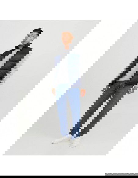 Jack Jones Jjetoby Bodywarmer Collar Vest M 12235861