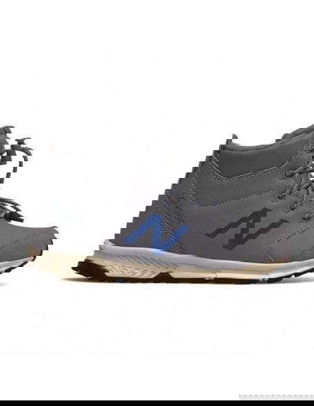 New Balance Δερμάτινα Παιδικά Μποτάκια με Κορδόνια Γκρι YT800SC2