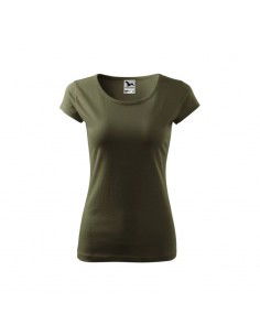 Malfini Γυναικείο Διαφημιστικό T-shirt Κοντομάνικο σε Πράσινο Χρώμα MLI-12269
