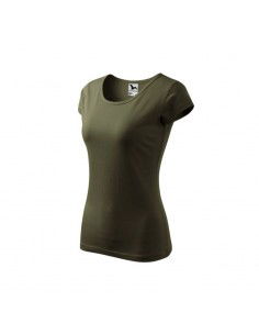Malfini Γυναικείο Διαφημιστικό T-shirt Κοντομάνικο σε Πράσινο Χρώμα MLI-12269 2
