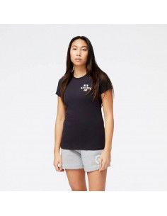 New Balance Γυναικείο Αθλητικό T-shirt Μαύρο WT31804BK 2