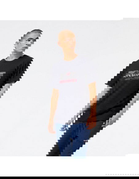 New Balance Sport Core Cotton Jersey S BK M MT31906BK