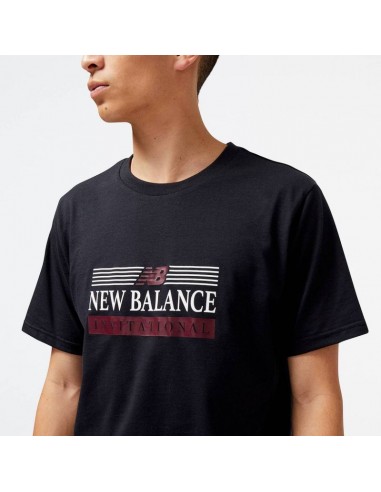 New Balance Ανδρικό Αθλητικό T-shirt Κοντομάνικο Μαύρο MT31906BK