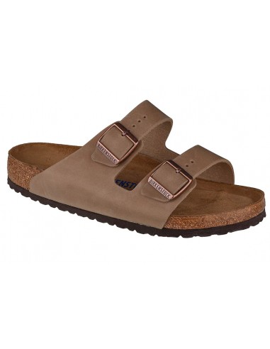 Birkenstock Arizona Soft Footbed Oiled Leather Δερμάτινα Ανδρικά Σανδάλια Tabacco Brown Regular Fit 0552811