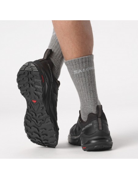Salomon X-Adventure GTX L47321100 Ανδρικά Αθλητικά Παπούτσια Trail Running Μαύρα Αδιάβροχα με Μεμβράνη Gore-Tex