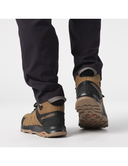 Salomon Outchill TS L47381900 Ανδρικά Ορειβατικά Μποτάκια Αδιάβροχα Καφέ