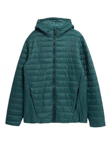 4F Ανδρικό Χειμωνιάτικο Μπουφάν Puffer Πράσινο 4FAW23TDJAM240-41S