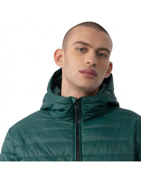 4F Ανδρικό Χειμωνιάτικο Μπουφάν Puffer Πράσινο 4FAW23TDJAM240-41S