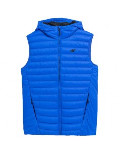4F Αμάνικο Ανδρικό Μπουφάν Puffer Μπλε 4FAW23TVESM063-36S