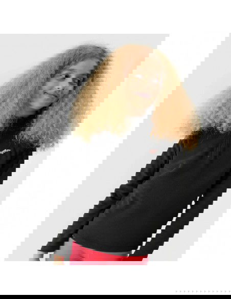 4F Παιδική Χειμερινή Μπλούζα Μακρυμάνικη Μαύρη 4FJAW23UFLEF033-20S