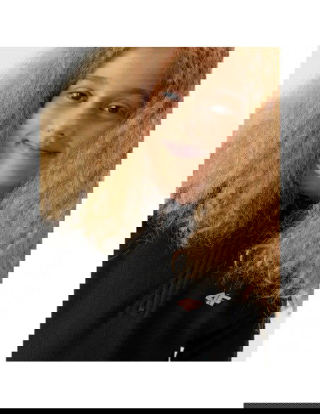 4F Παιδική Χειμερινή Μπλούζα Μακρυμάνικη Μαύρη 4FJAW23UFLEF033-20S