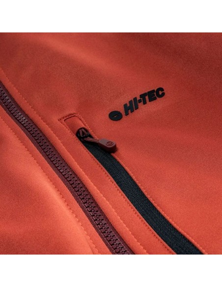 Hi-Tec Ανδρική Ζακέτα με Κουκούλα Κόκκινη 92800441391