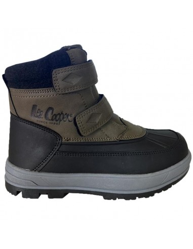 Lee Cooper Παιδικά Μποτάκια Χακί LCJ-23-01-2058K
