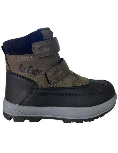 Lee Cooper Παιδικά Μποτάκια Χακί LCJ-23-01-2058K