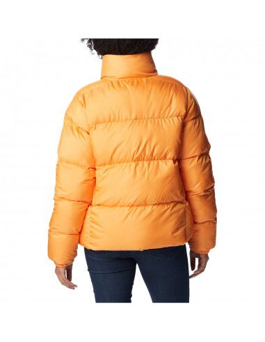 Columbia Puffect Κοντό Γυναικείο Puffer Μπουφάν για Χειμώνα Πορτοκαλί 1864781-869