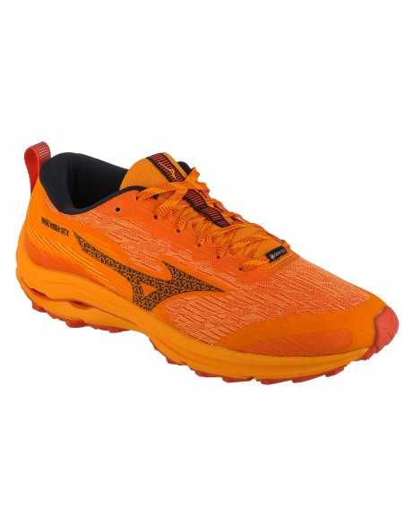 Mizuno Wave Rider J1GC227902 Ανδρικά Αθλητικά Παπούτσια Running Πορτοκαλί Αδιάβροχα με Μεμβράνη Gore-Tex