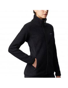 Columbia Panorama Fleece Γυναικεία Ζακέτα με Φερμουάρ σε Μαύρο Χρώμα 1861191-010 2