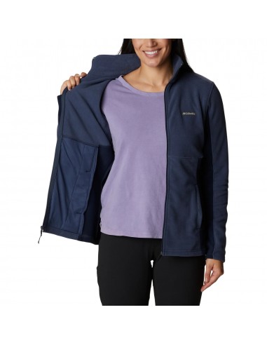 Columbia Basin Trail Iii Full Fleece Γυναικεία Ζακέτα με Φερμουάρ σε Navy Μπλε Χρώμα 1938041-466