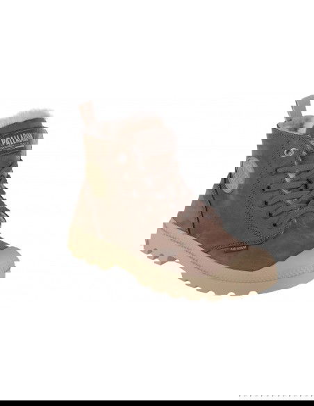 Palladium Pampa Γυναικεία Μποτάκια Καφέ 95982-212-M