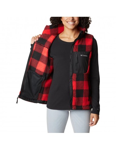 Columbia red hotsell plaid vest