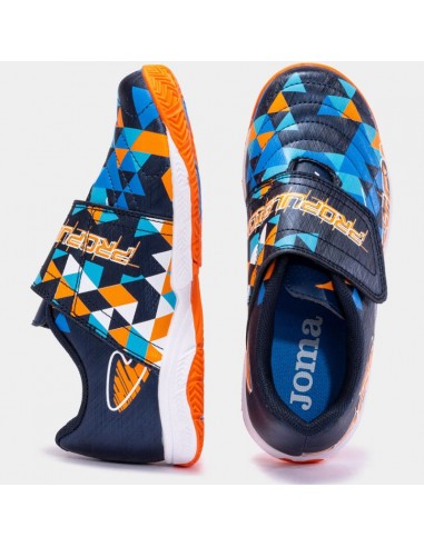 Joma Παιδικά Ποδοσφαιρικά Παπούτσια Propulsion 2303 Σάλας Χωρίς Κορδόνια Πολύχρωμα PRJW2303INV