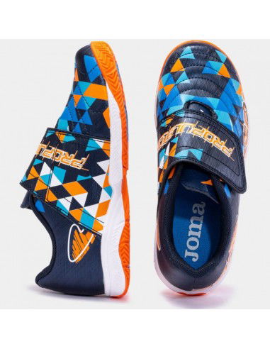 Joma Παιδικά Ποδοσφαιρικά Παπούτσια Propulsion 2303 Σάλας Χωρίς Κορδόνια Πολύχρωμα PRJW2303INV