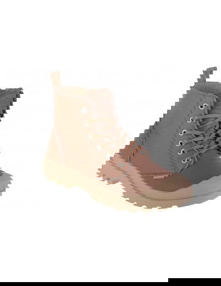 Palladium Pampa Zip Ανδρικά Μποτάκια Καφέ 76888-254-M