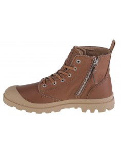 Palladium Pampa Zip Ανδρικά Μποτάκια Καφέ 76888-254-M 2