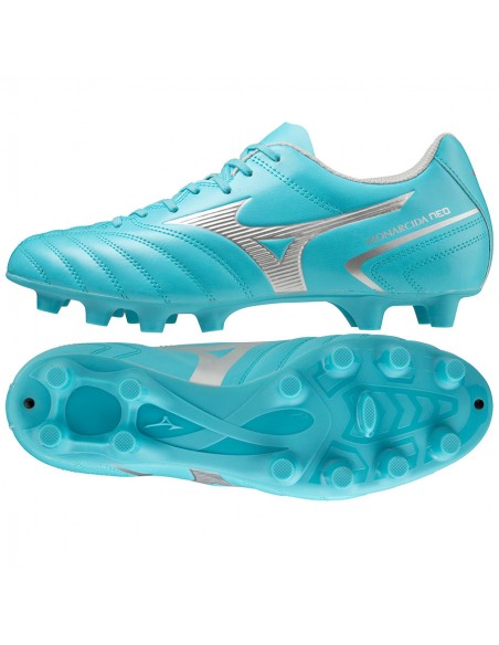 Mizuno Monarcida Neo II FG P1GA232525 Χαμηλά Ποδοσφαιρικά Παπούτσια με Τάπες Μπλε