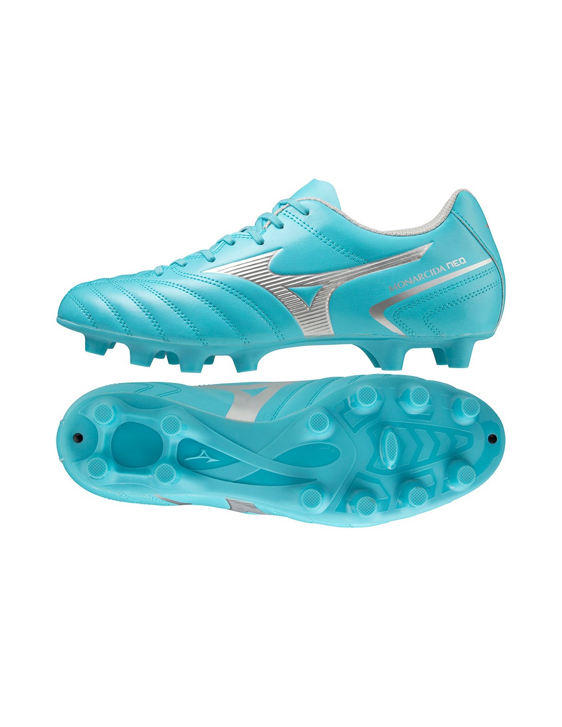 Mizuno Monarcida Neo II FG P1GA232525 Χαμηλά Ποδοσφαιρικά Παπούτσια με Τάπες Μπλε
