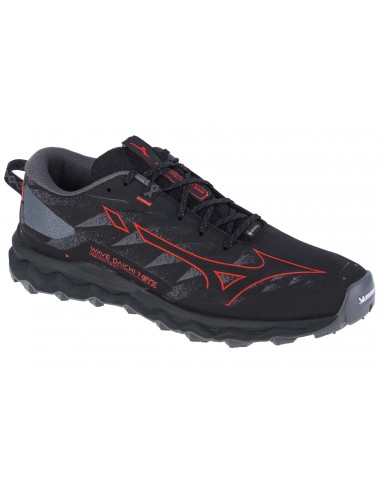 Mizuno Wave Daichi 7 GTX J1GJ225601 Ανδρικά Αθλητικά Παπούτσια Running Μαύρα Αδιάβροχα με Μεμβράνη Gore-Tex