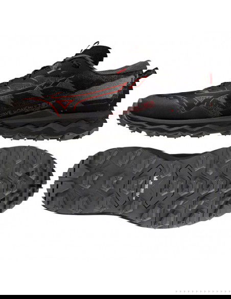 Mizuno Wave Daichi 7 GTX J1GJ225601 Ανδρικά Αθλητικά Παπούτσια Running Μαύρα Αδιάβροχα με Μεμβράνη Gore-Tex