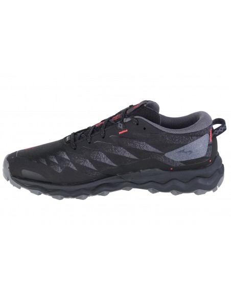 Mizuno Wave Daichi 7 GTX J1GJ225601 Ανδρικά Αθλητικά Παπούτσια Running Μαύρα Αδιάβροχα με Μεμβράνη Gore-Tex