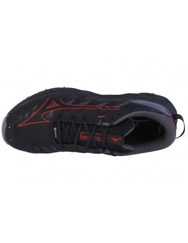 Mizuno Wave Daichi 7 GTX J1GJ225601 Ανδρικά Αθλητικά Παπούτσια Running Μαύρα Αδιάβροχα με Μεμβράνη Gore-Tex