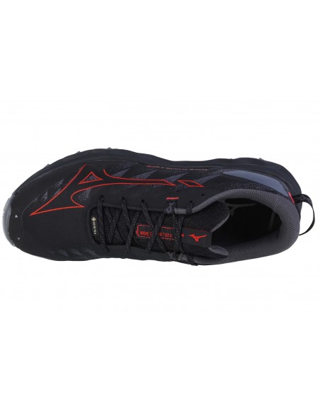 Mizuno Wave Daichi 7 GTX J1GJ225601 Ανδρικά Αθλητικά Παπούτσια Running Μαύρα Αδιάβροχα με Μεμβράνη Gore-Tex