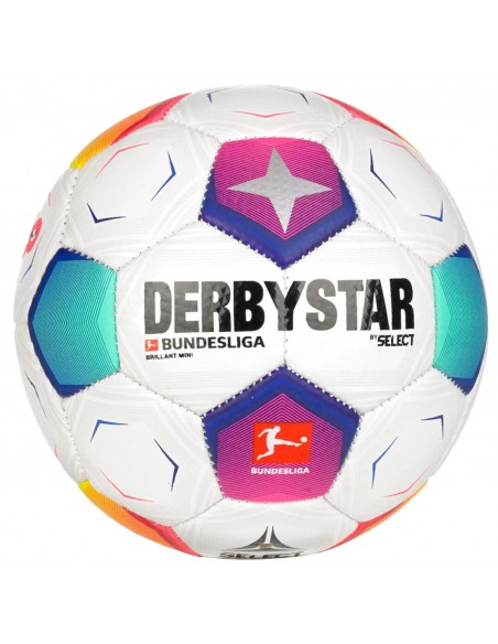 Derby Star Bundesliga Brillant 162009C Mini Μπάλα Ποδοσφαίρου Λευκή