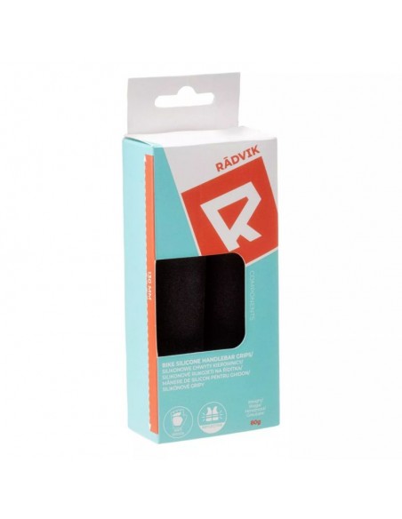 Radvik Hint 92800350121 Χειρολαβές Ποδηλάτου σε Μαύρο Χρώμα