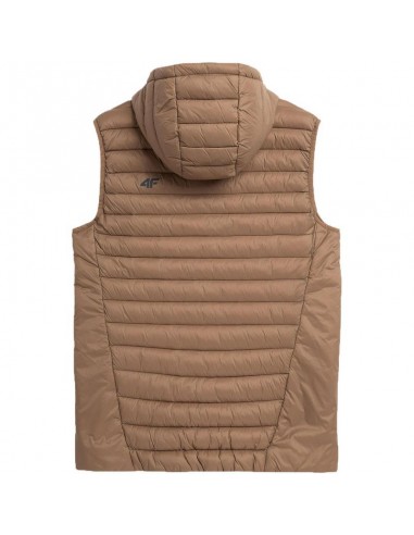 4F Αμάνικο Ανδρικό Μπουφάν Puffer Καφέ 4FAW23TVESM063-82S