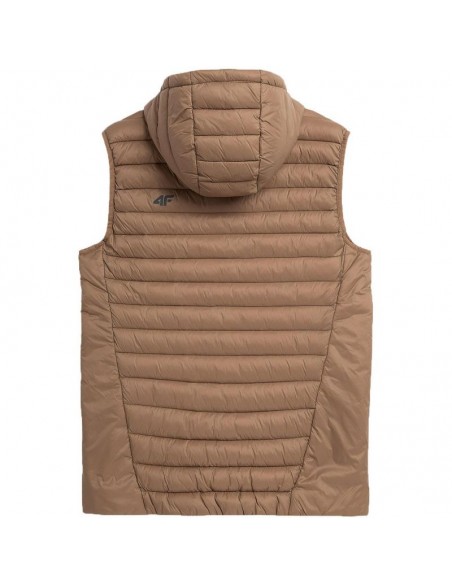 4F Αμάνικο Ανδρικό Μπουφάν Puffer Καφέ 4FAW23TVESM063-82S
