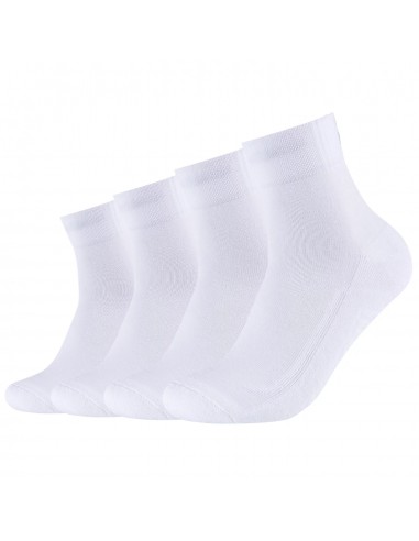 Skechers SK42019-1000 Αθλητικές Κάλτσες Λευκές 2 Ζεύγη