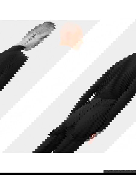 4F Ανδρική Ζακέτα Μαύρη 4FWAW23TSWSM1283-20S