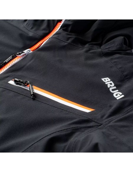 Brugi Ανδρικό Χειμωνιάτικο Μπουφάν Μαύρο 92800463915