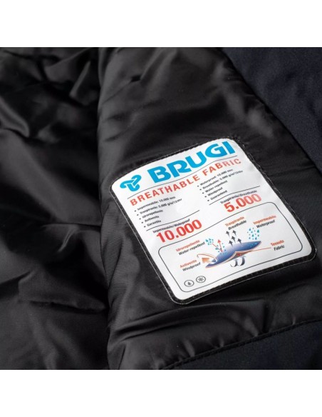 Brugi Ανδρικό Χειμωνιάτικο Μπουφάν Μαύρο 92800463915