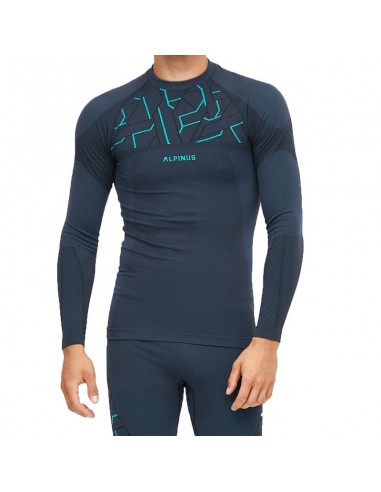 Alpinus Tactical Gausdal SI8912 Ανδρική Ισοθερμική Μακρυμάνικη Μπλούζα Μπλε
