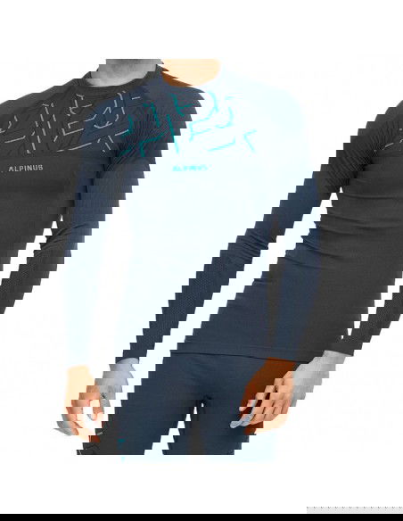 Alpinus Tactical Gausdal SI8912 Ανδρική Ισοθερμική Μακρυμάνικη Μπλούζα Μπλε